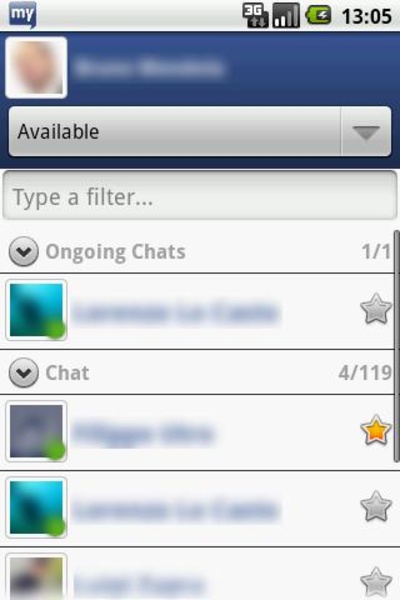 myChatDroid for Facebook - Preview 4