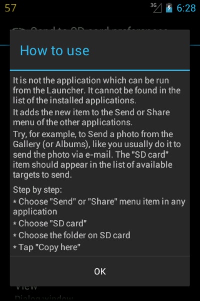 Send to SD card - Preview 1