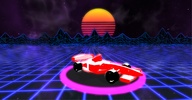 Neon Retro Racing screenshot 2