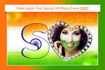 Indian Flag Text Photo Frame screenshot 2