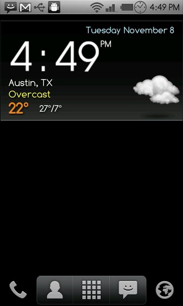Digital clock & world weather widget theme pack 1 - Preview 4