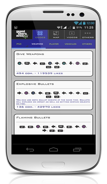 Cheats GTA 5 for Android - Download