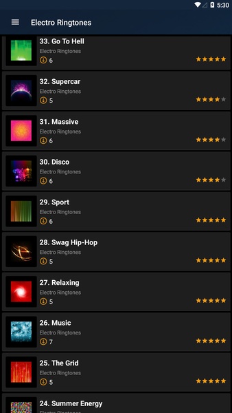 Electro ringtones - Preview 5