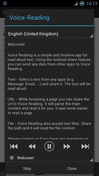 Voice Reading - Preview 1