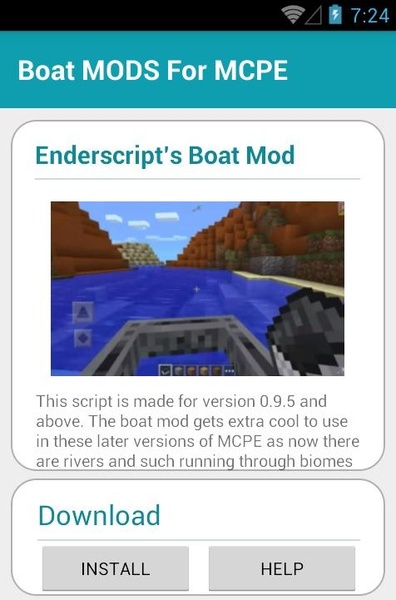 Boat MODS For MCPE - Preview 2