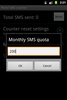 Pansi SMS counter screenshot 1
