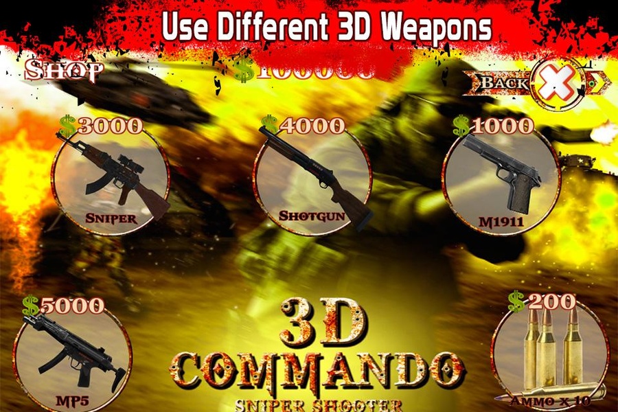 Commando Sniper Shooter 3D - Preview 7