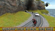 Gunship Thief Attack:Bike Race screenshot 4