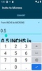 Inchs to Microns converter screenshot 3