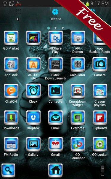 God Shiva Go Launcher Theme - Preview 3