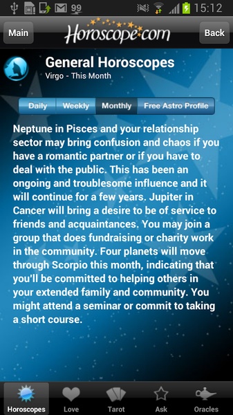 Horoscope and Tarot - Preview 5