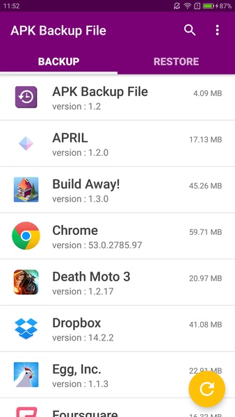 APK Backup File - Preview 1