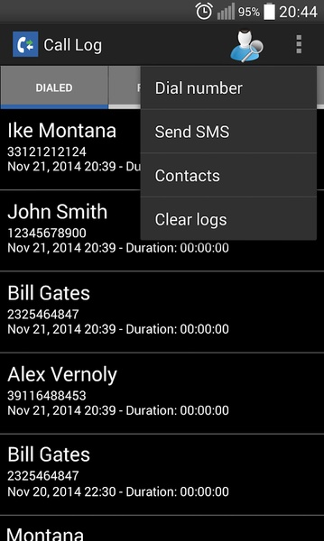 Call Log - Preview 4