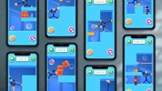 Blue Monster: Stretch Game screenshot 1