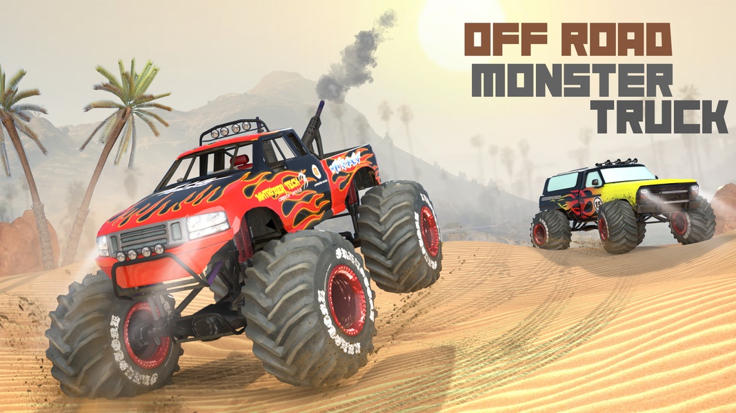 Offroad Monster Truck Racing - Free Monster Car 3D - Preview 1