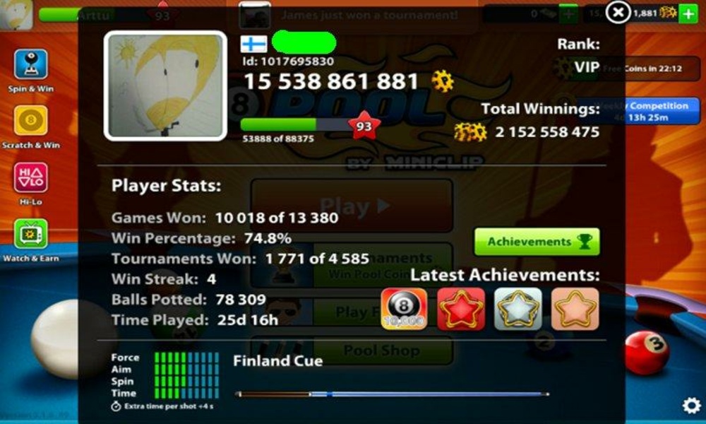 8 Ball Pool Unlimited Coins And Cash Mod Apk Hack Latest Version 5.13.0