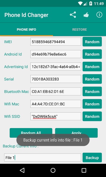 Device Id Changer Free - Preview 5