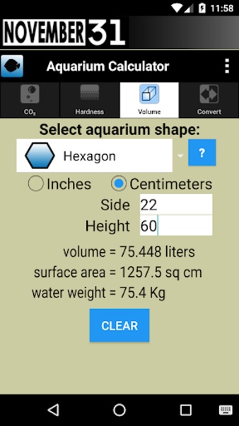 Aquarium Calculator - Preview 8