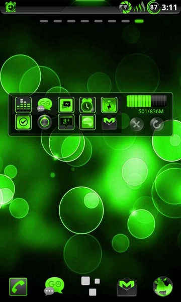 GOWidget PoisonGreen Theme by TeamCarbon - Preview 7
