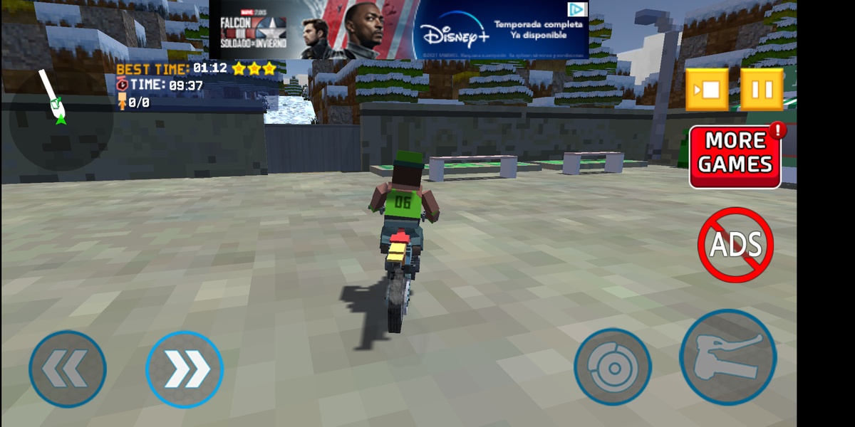 Blocky Moto Bike SIM: Winter Breeze - Preview 8