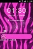 Pink Zebra Theme GO Locker screenshot 4