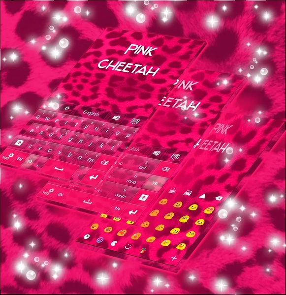 Pink Cheetah GO Keyboard - Preview 4