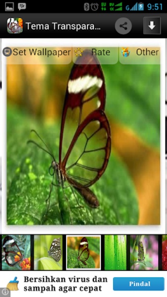 Tema Transparan Android - Preview 2