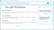 Google Workspace to Office 365 Migration Tool screenshot 1
