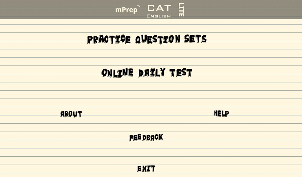 mPrep CAT English - Preview 1