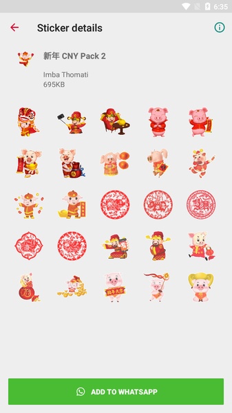 Chinese New Year Stickers for WhatsApp - Preview 3