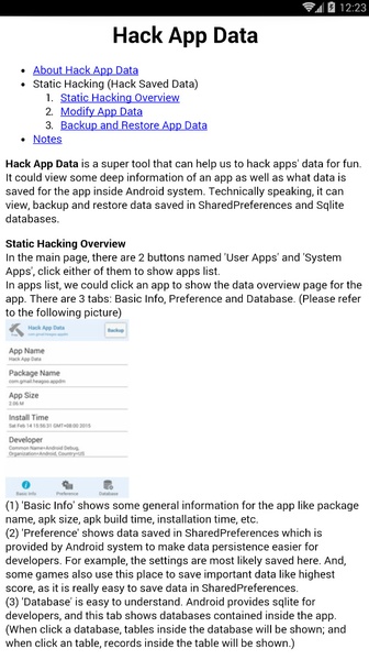 Hack App Data - Preview 4