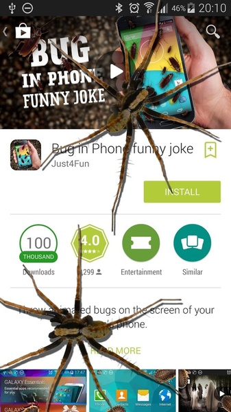Spider in phone funny joke - Preview 2