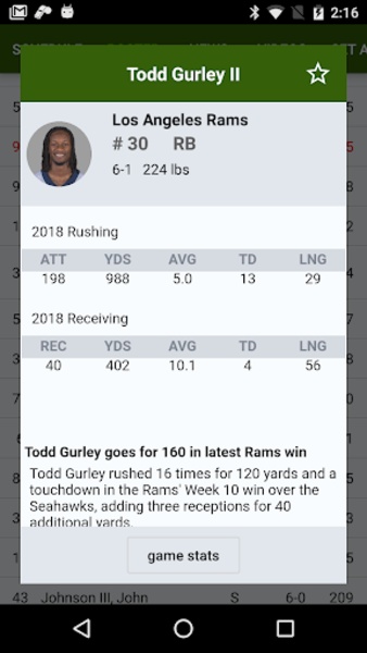 NFL Scores - Preview 10