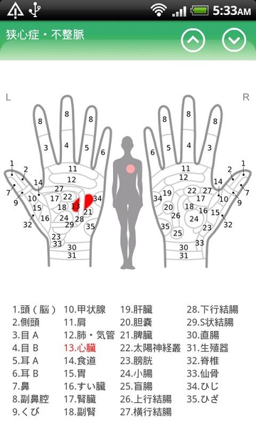 Hand Chart - Preview 1