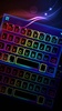 Led Neon Color Keyboard Theme screenshot 5