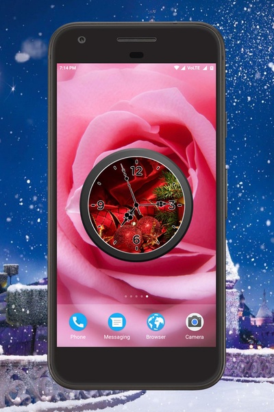 Christmas Clock Live Wallpaper - Preview 2