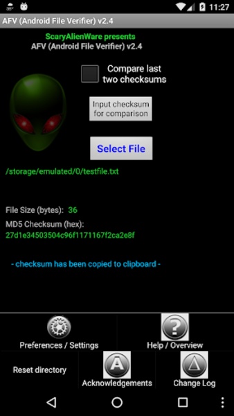 AFV (Android File Verifier) - Preview 12
