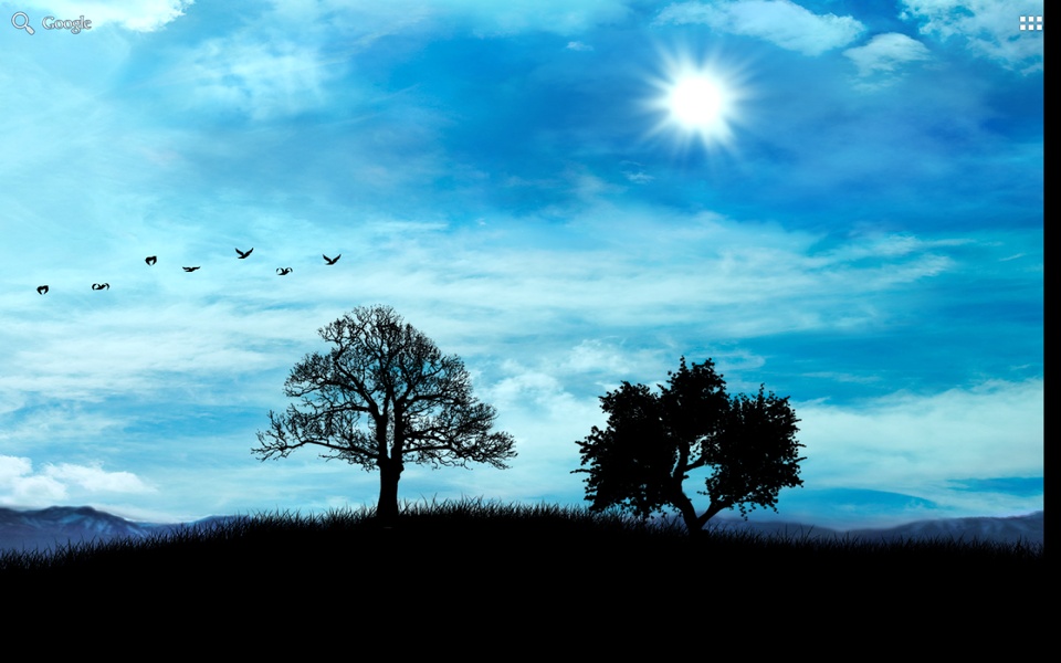 Blue Sky Live Wallpaper - Free - Preview 2