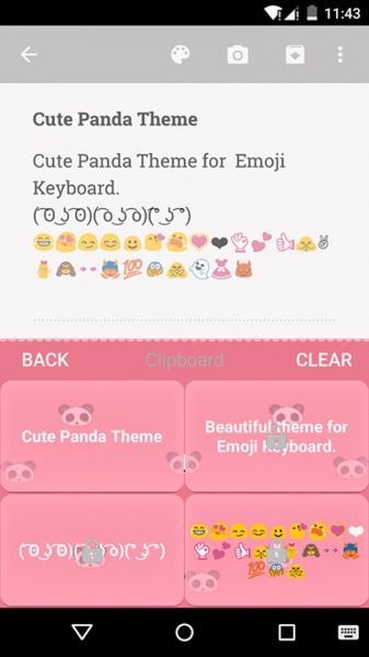 Cute Panda Theme - Preview 2