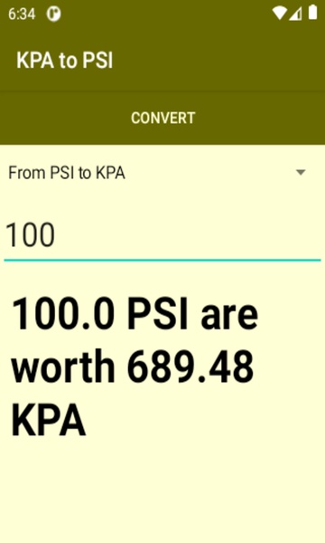KPA to PSI converter - Preview 4