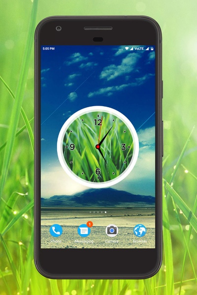 Grass Clock Live Wallpaper - Preview 3