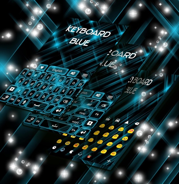 Blue Keyboard Glow GO - Preview 4