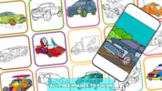 Cars Glitter Coloring Book screenshot 3