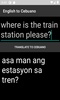 English to Cebuano Translator screenshot 2