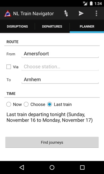 NL Train Navigator - Preview 3