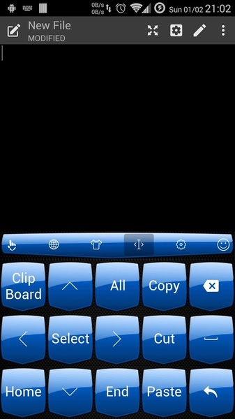 Theme TouchPal Shield - Blue - Preview 3
