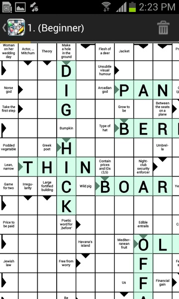 Crosswords Free - Preview 2