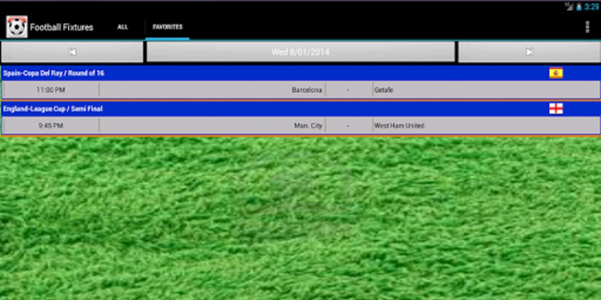 Football Fixtures - Preview 4