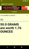 grams to ounces converter screenshot 3