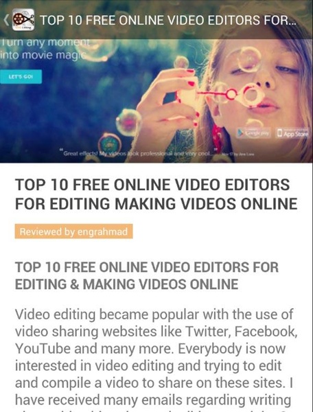 Free Video Editing Software - Preview 2